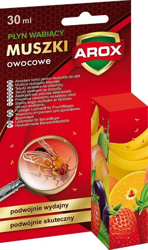 Zapas do Pułapki na Muszki Owocówki 30ml Arox Zapas do Pułapki na Muszki Owocówki 30ml Arox
