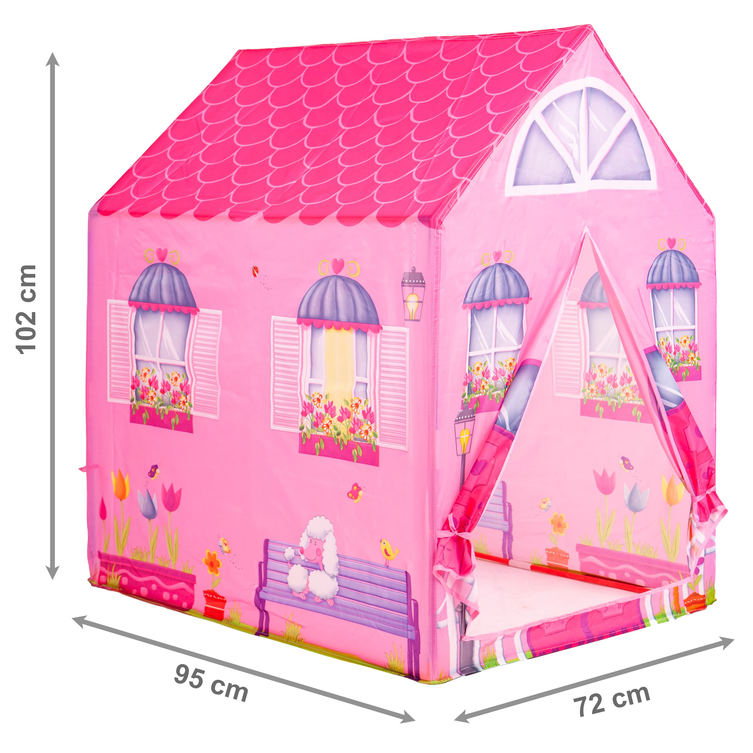 Namiot do zabawy różowy namiocik domek dla dzieci IPLAY