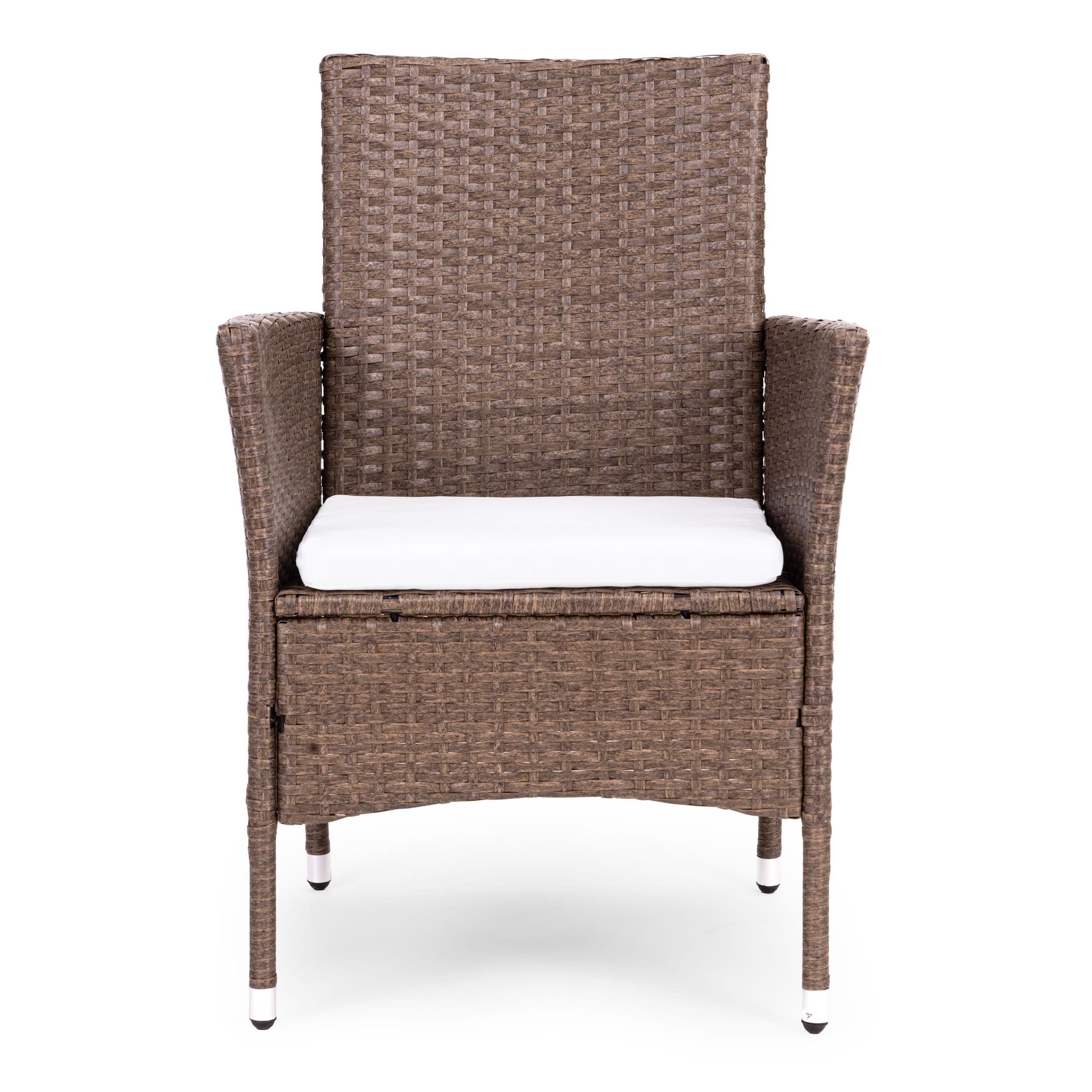 Komplet mebli ogrodowych z technorattanu 4 krzesła + stół MultiGarden