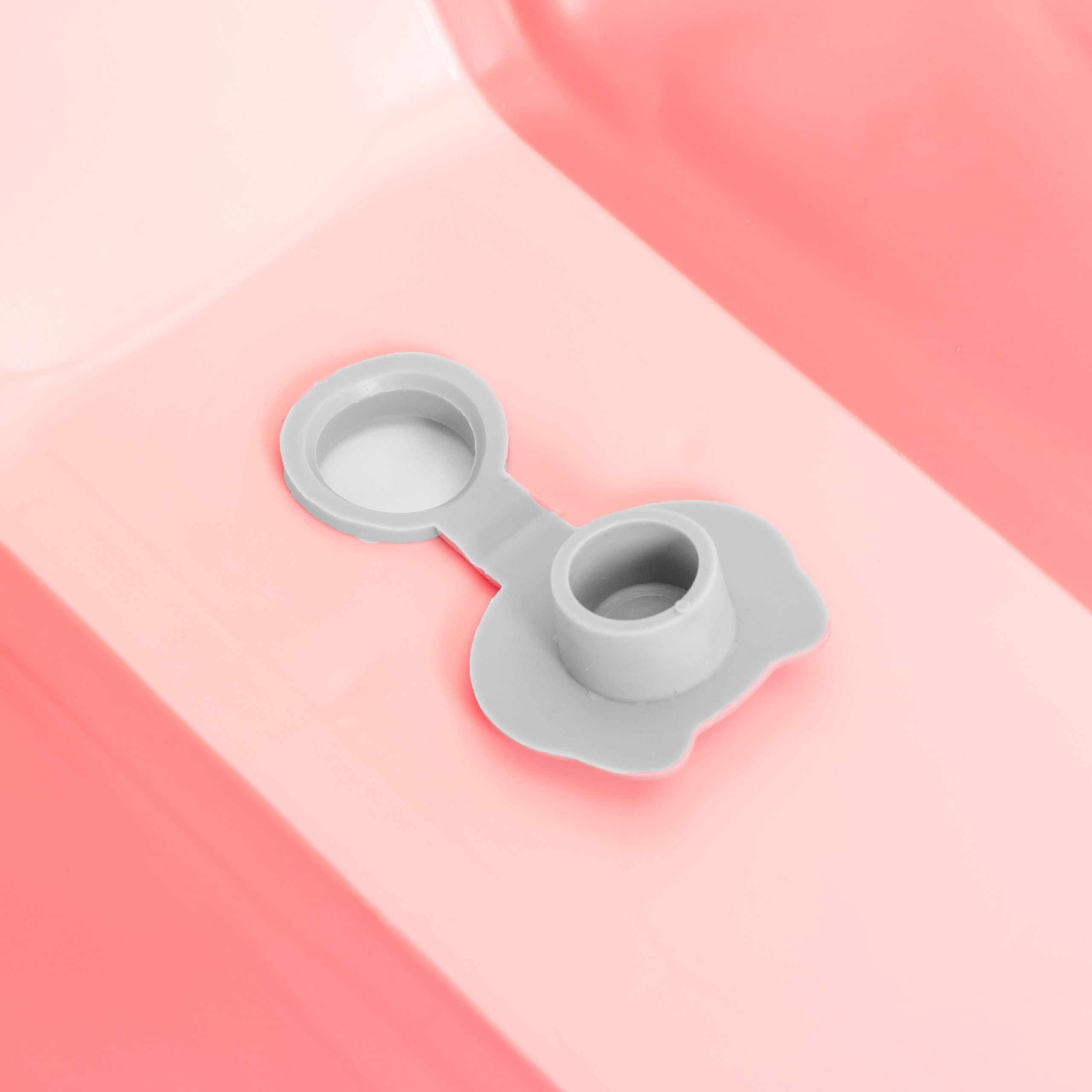 Wanienka dla dzieci wanna turystyczna składana odpływ różowa ECOTOYS