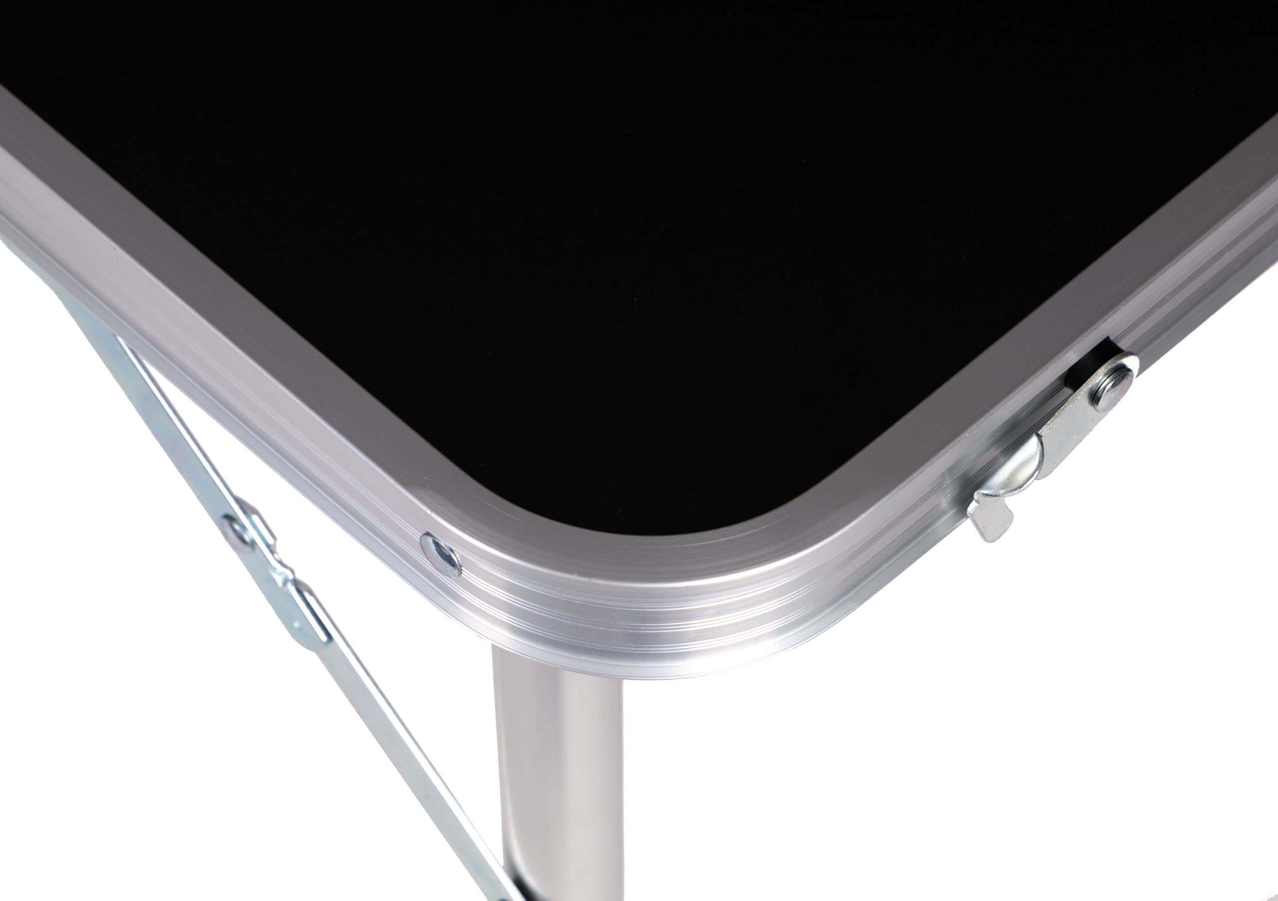 Stolik turystyczny stół składany zestaw 4 krzesła czarny MultiGarden