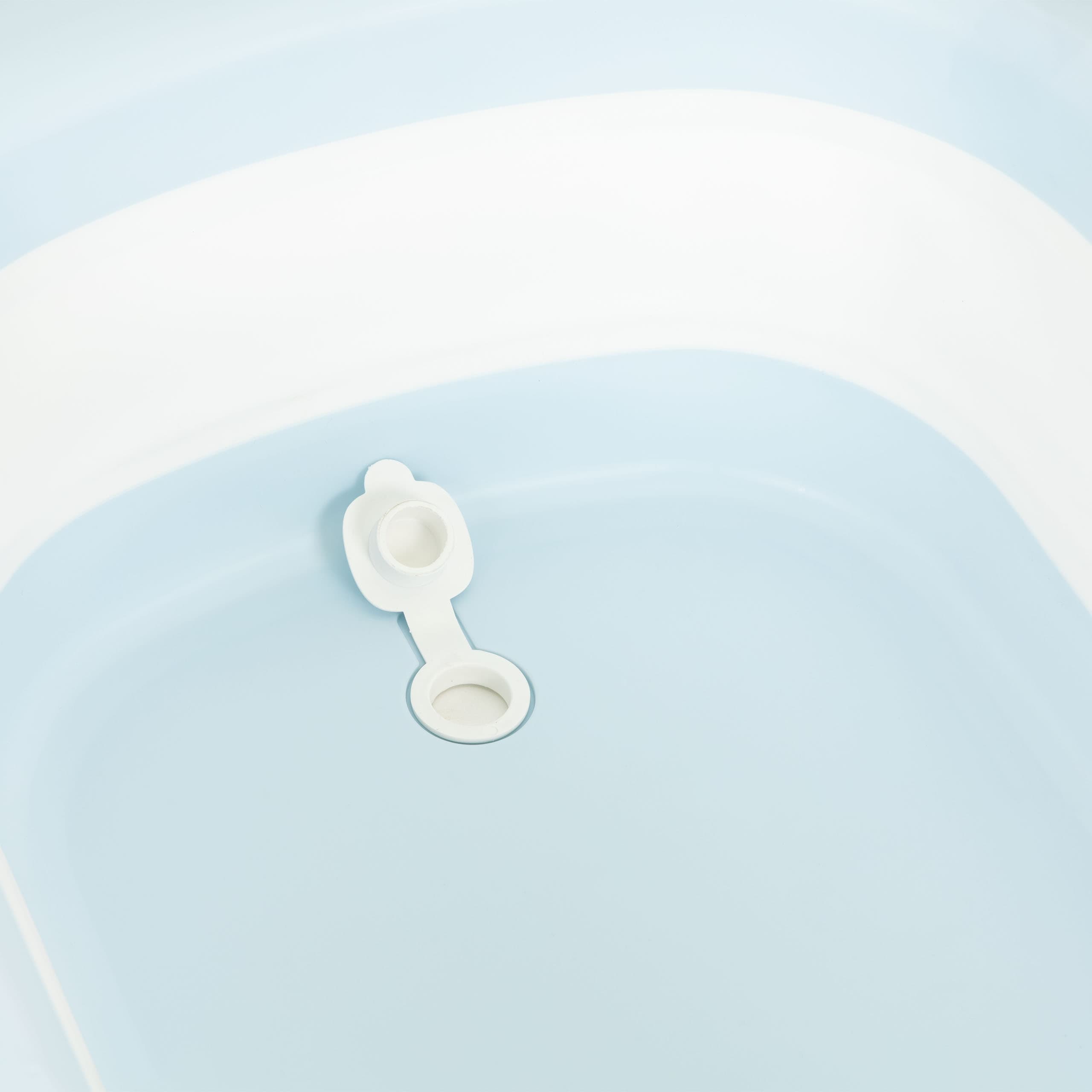 Wanienka dla dzieci wanna turystyczna składana odpływ szara ECOTOYS