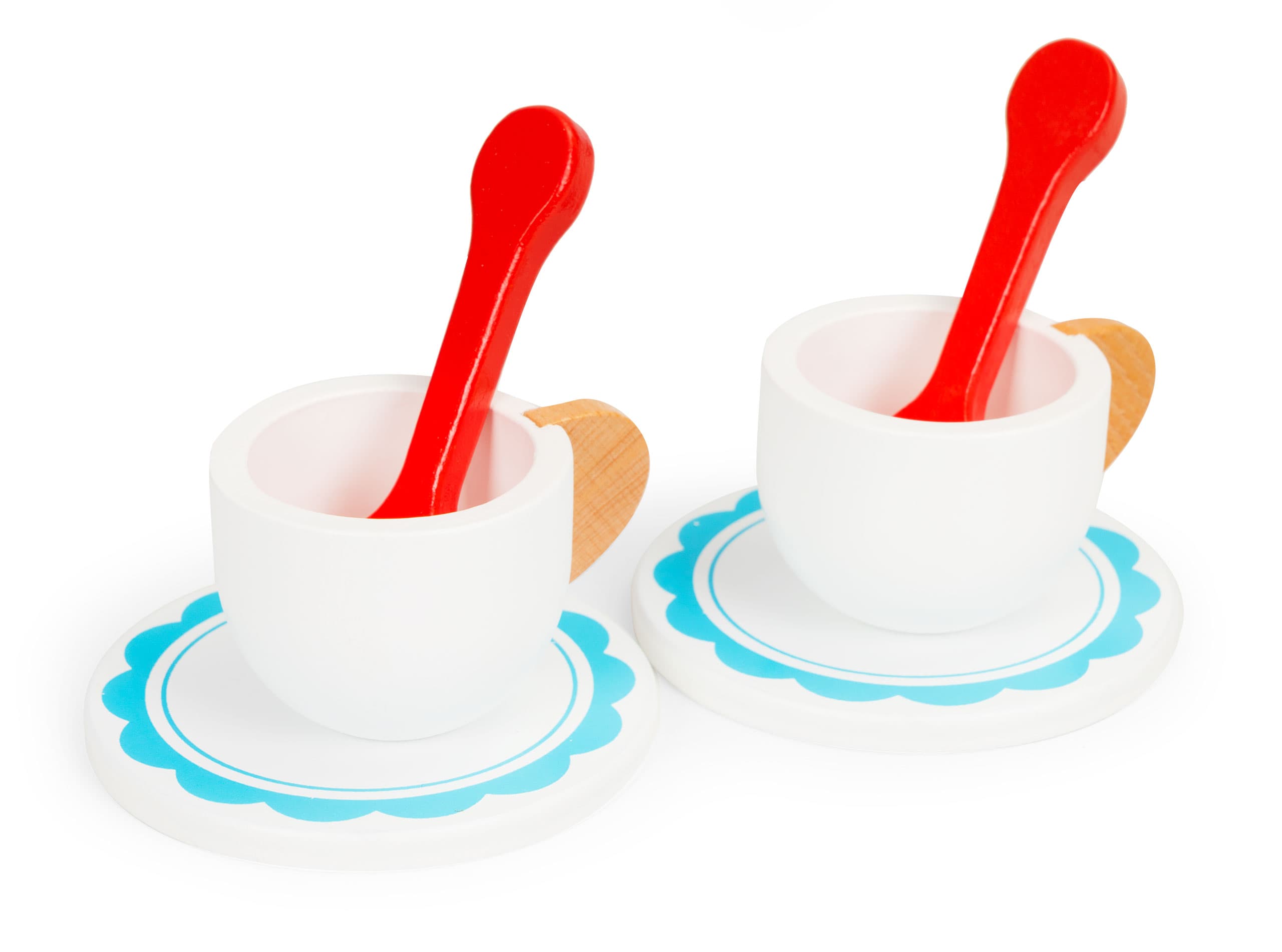 Drewniane ciastka cukiernia patera zestaw ECOTOYS