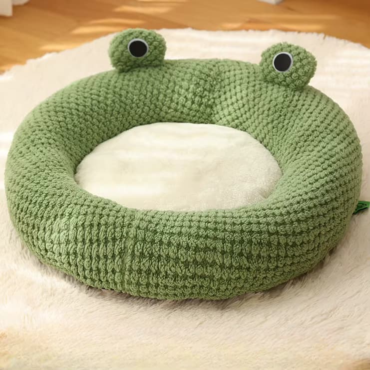 Ciepły Zimowy Domek dla Zwierząt w Kształcie Żabki 🐸