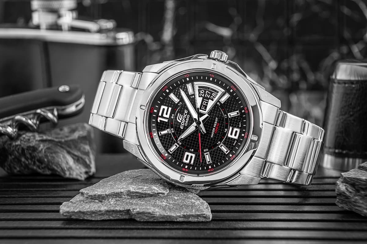 Zegarek Męski CASIO EDIFICE EF-129D-1AVEF + BOX