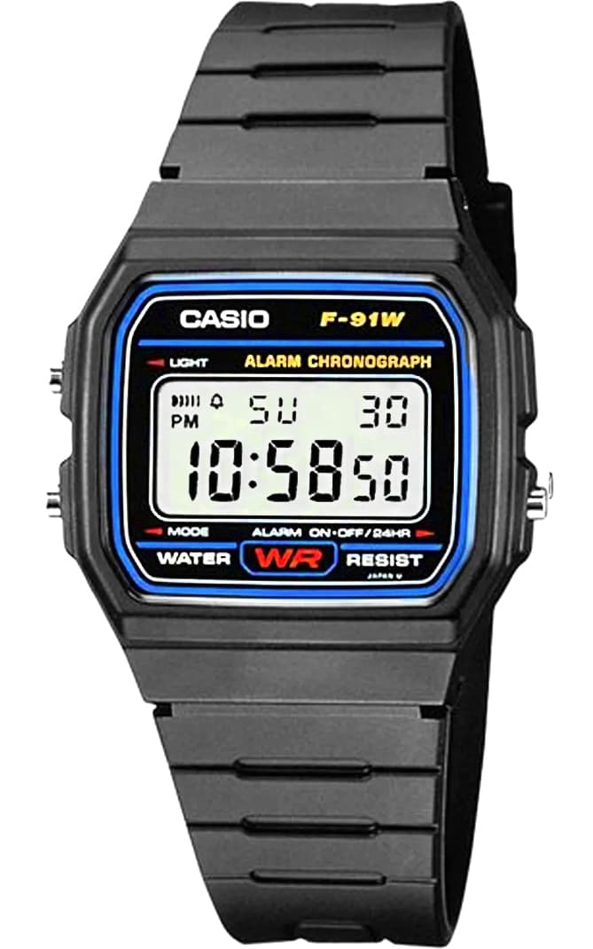 Zegarek Męski CASIO F-91W-1YER + BOX