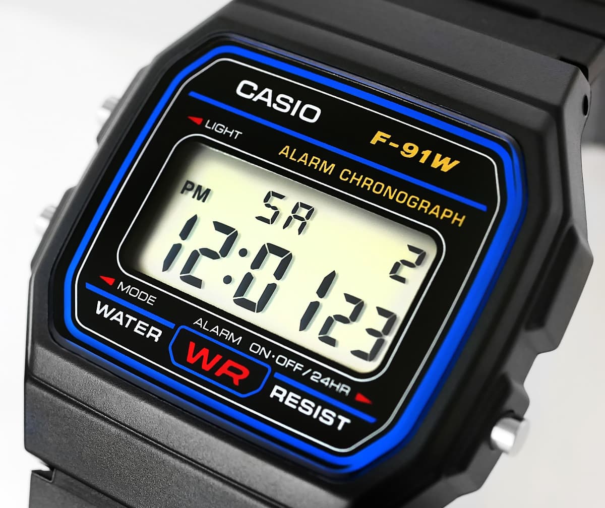 Zegarek Męski CASIO F-91W-1YER + BOX