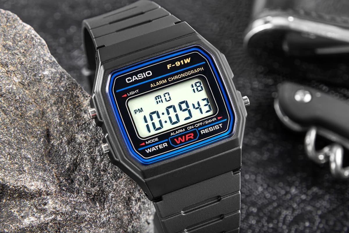 Zegarek Męski CASIO F-91W-1YER + BOX