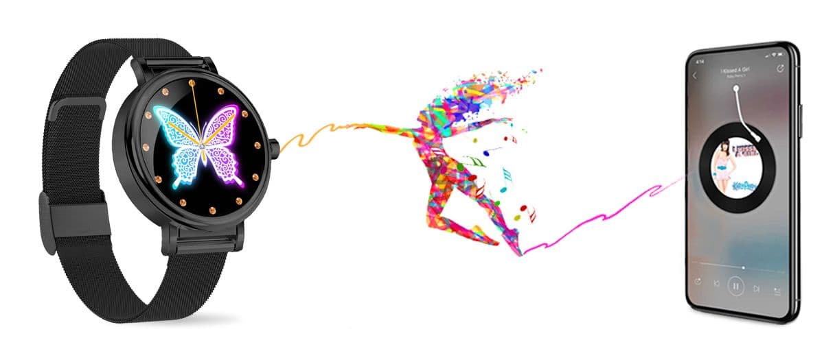 Zegarek Damski RUBICON SMARTWATCH RNBE64-3 BLACK