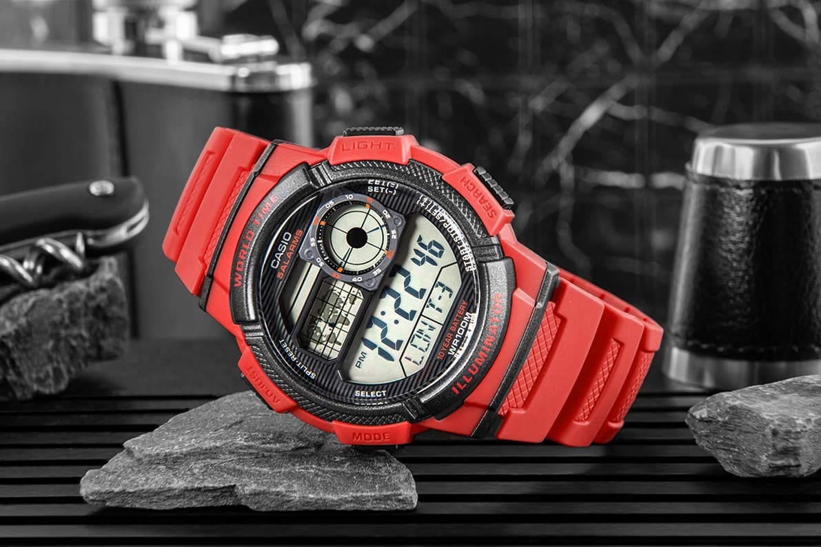 Zegarek Męski CASIO AE-1000W-4AVDF + BOX