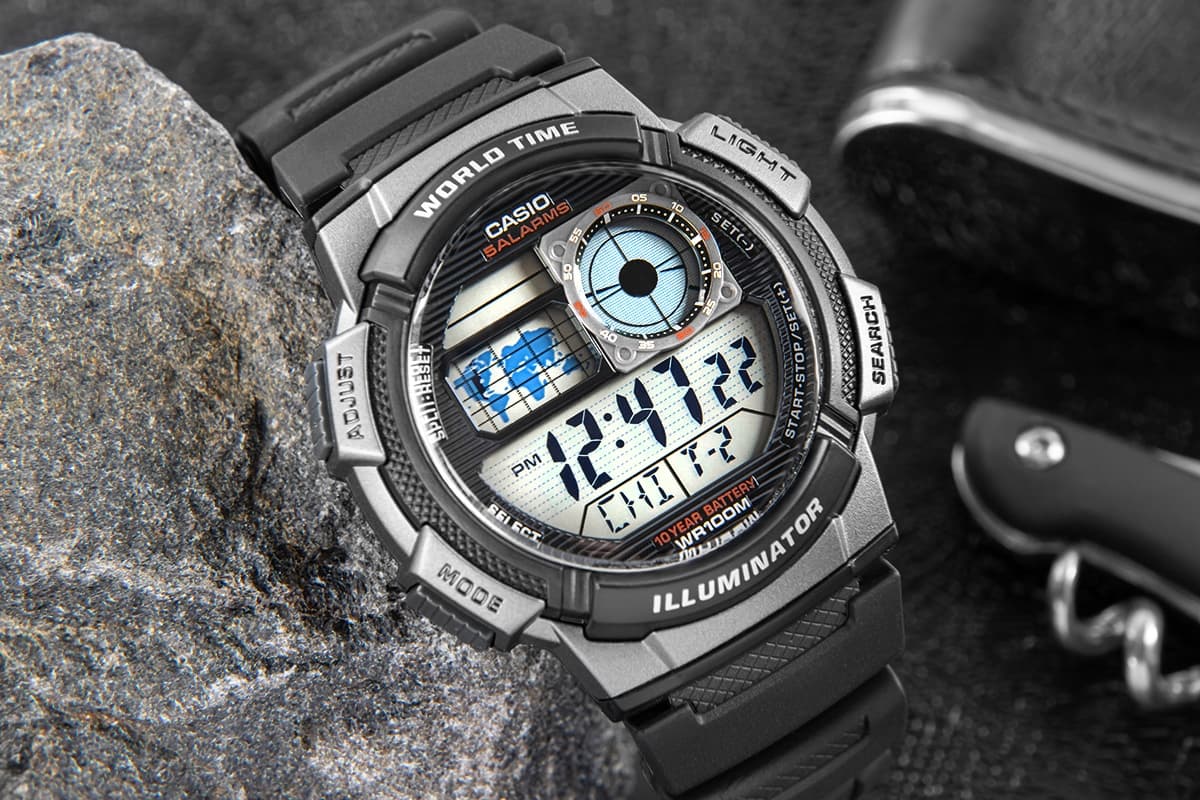 Zegarek Męski CASIO AE-1000W-1BVDF + BOX