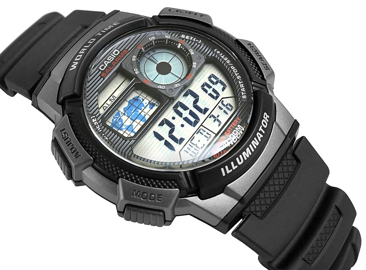 Zegarek Męski CASIO AE-1000W-1BVDF + BOX