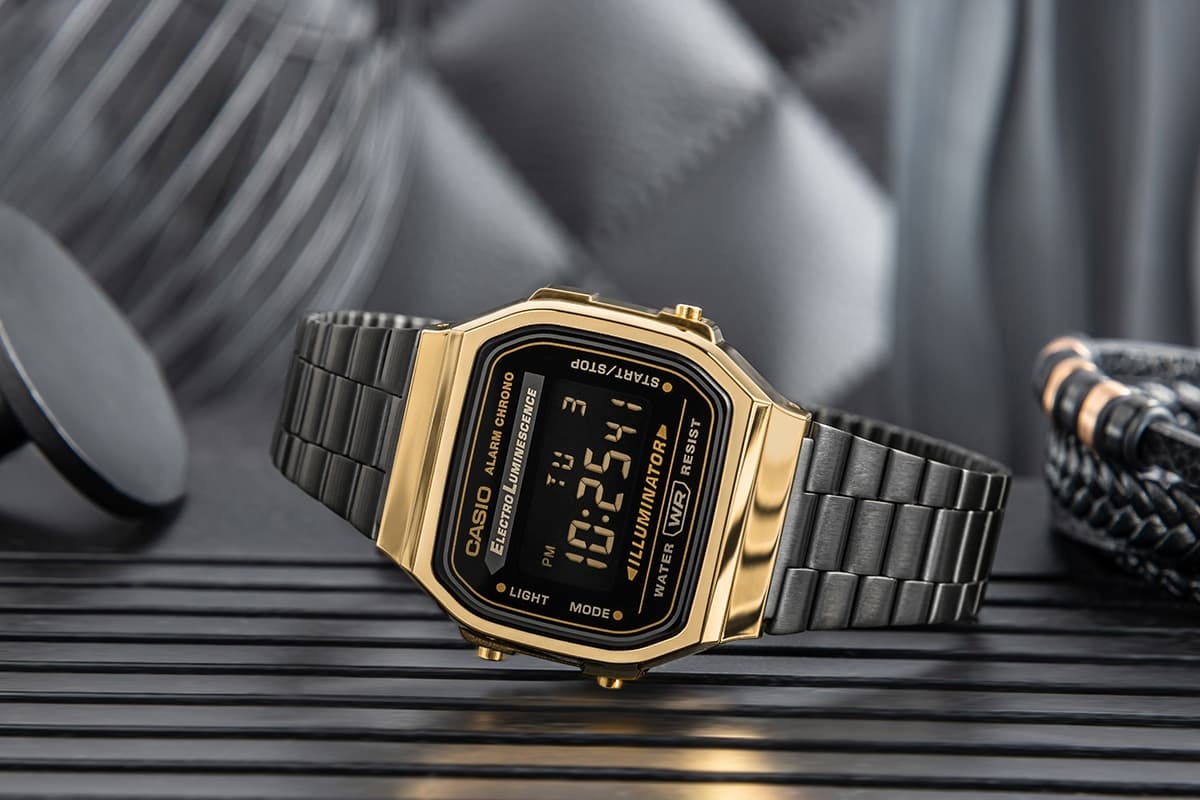 Zegarek Męski CASIO Vintage A168WEGB-1BEF + BOX