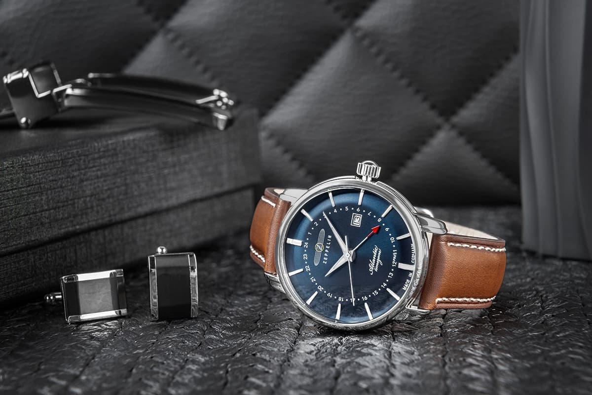 Zegarek Męski ZEPPELIN Atlantic Timezone 8442-3 + BOX