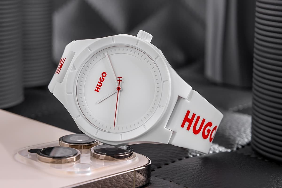 Zegarek Męski HUGO Lit For Him White 1530345 + BOX