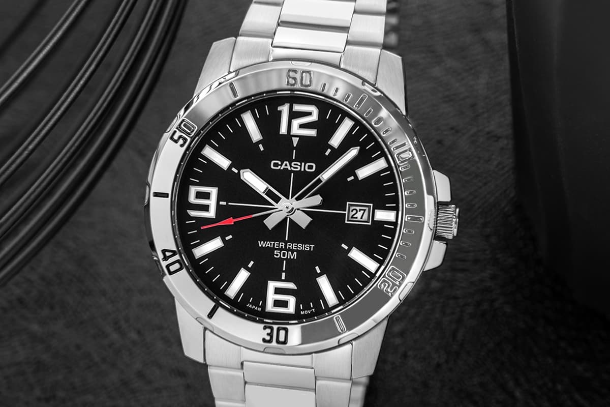 Zegarek Męski CASIO MTP-VD01D-1BVUDF + BOX