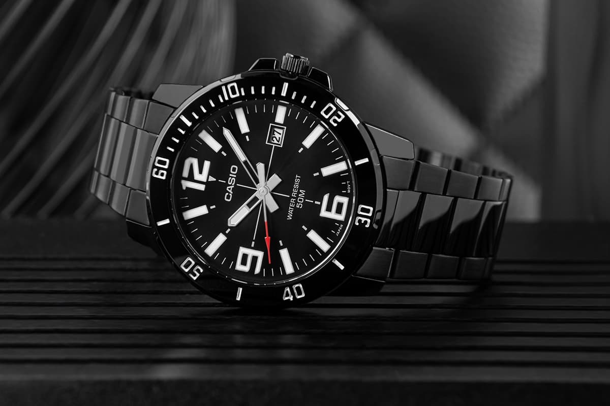 Zegarek Męski CASIO MTP-VD01B-1BVUDF + BOX