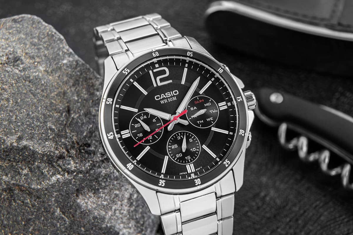 Zegarek Męski CASIO MTP-1374D-1AVDF + BOX