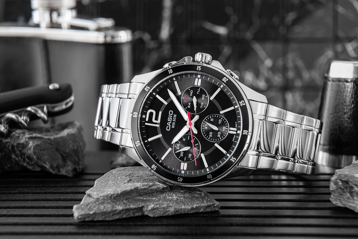 Zegarek Męski CASIO MTP-1374D-1AVDF + BOX