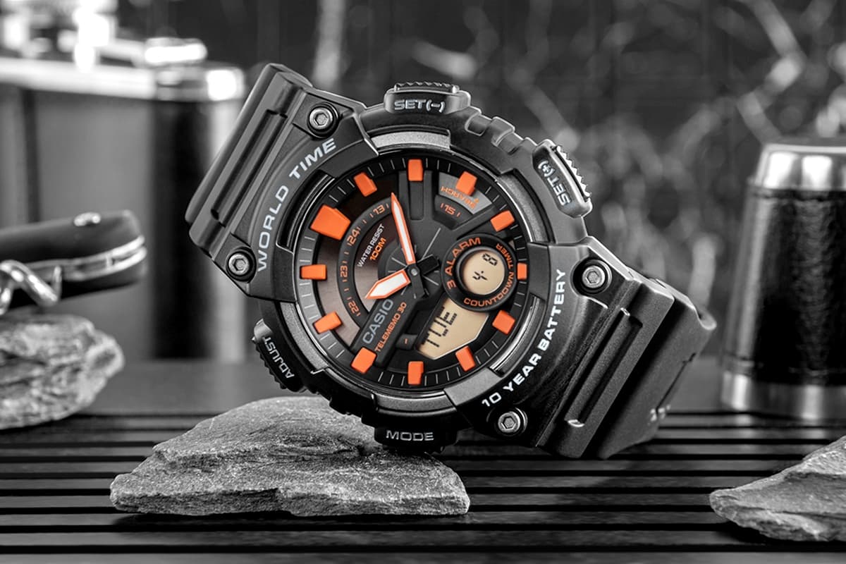 Zegarek Męski CASIO Gerton AEQ-110W-1A2VDF + BOX