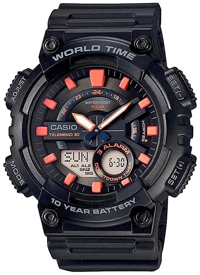 Zegarek Męski CASIO Gerton AEQ-110W-1A2VDF + BOX