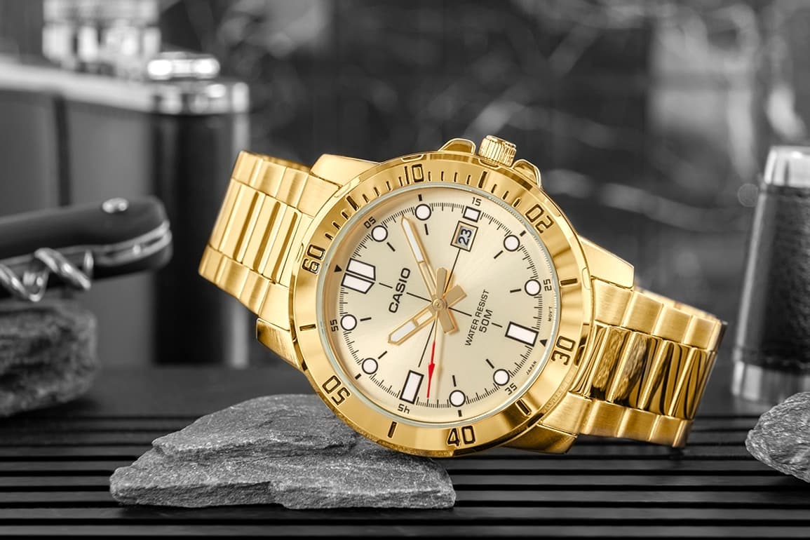 Zegarek Męski CASIO MTP-VD01G-9EVUDF + BOX