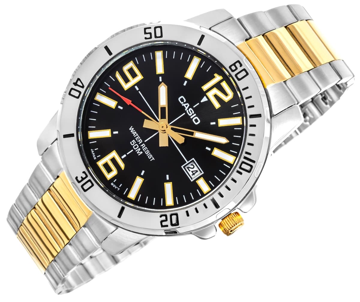 Zegarek Męski CASIO MTP-VD01SG-1BVUDF + BOX