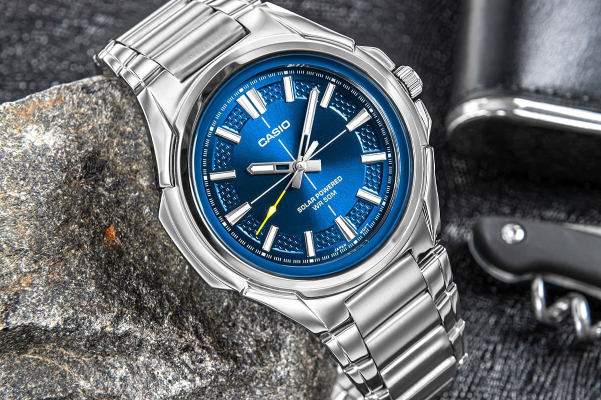 Zegarek Męski CASIO Solar MTP-RS100D-2AVDF + BOX