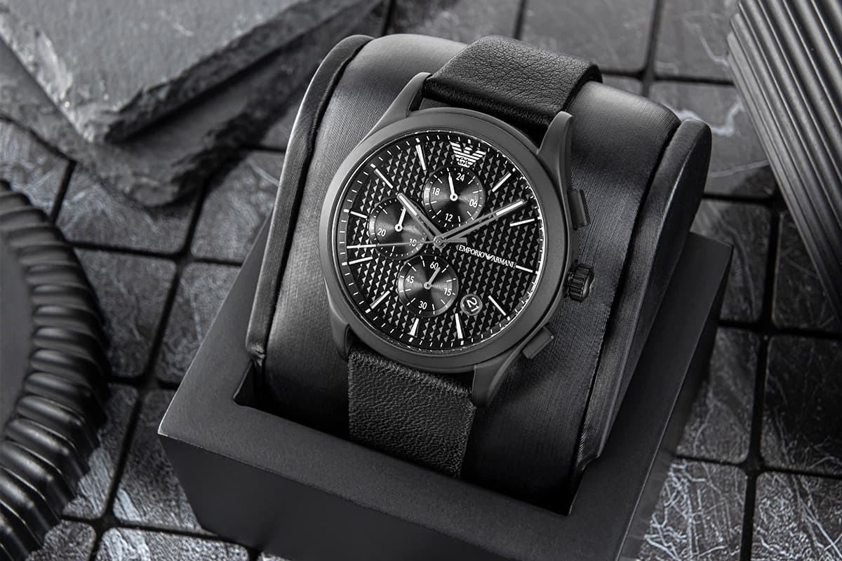 Zegarek Męski + Bransoleta EMPORIO ARMANI Paolo AR80070SET + BOX