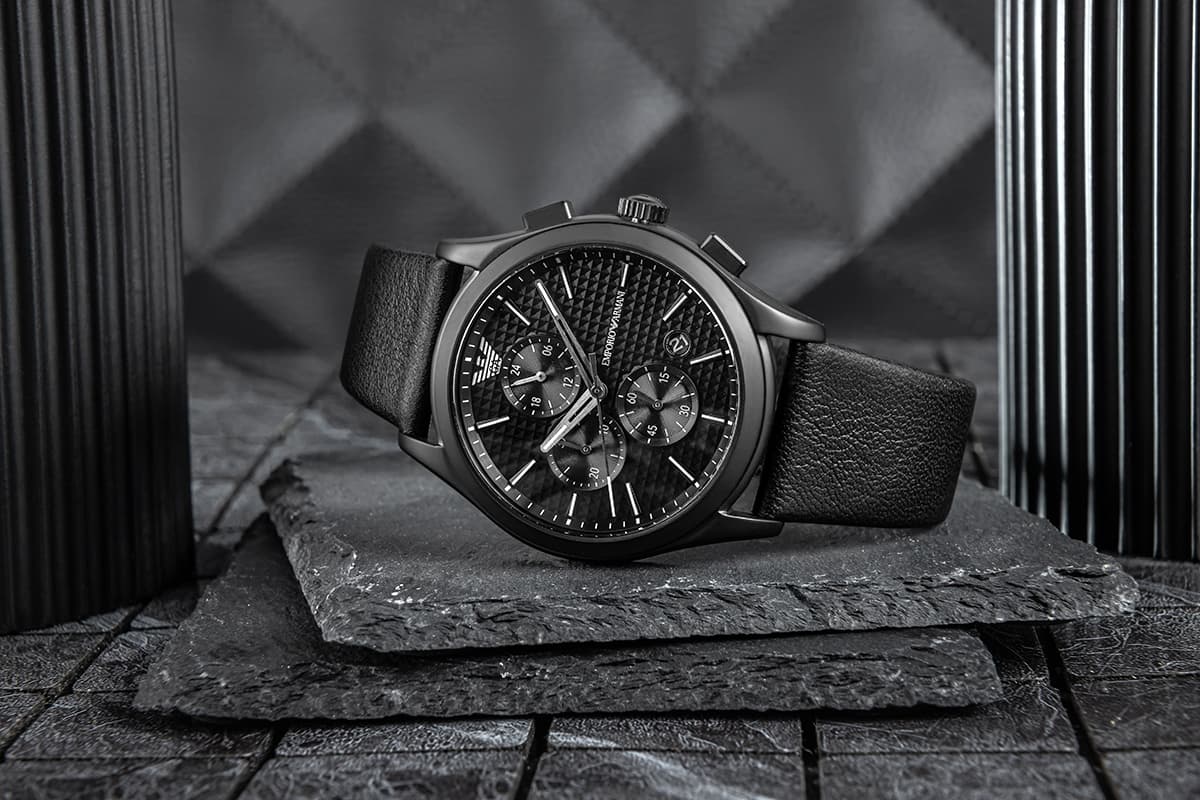 Zegarek Męski + Bransoleta EMPORIO ARMANI Paolo AR80070SET + BOX