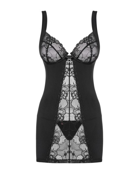 Koszulka Heartina Chemise Czarna + stringi GRATIS! Koszulka Heartina Chemise Czarna + stringi GRATIS!