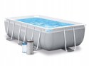 Basen ogrodowy stelażowy 300 x 175 x 80 cm 18w1 INTEX 26784 + maszyna do ba