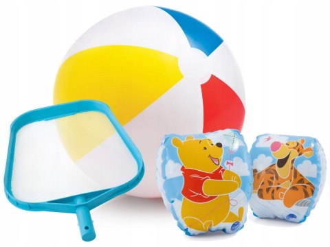 Basen ogrodowy stelażowy 300 x 175 x 80 cm 18w1 INTEX 26784 + maszyna do ba