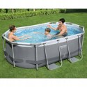 Basen ogrodowy stelażowy 305 x 200 x 84 cm 17w1 Bestway 5614A + maszynka do