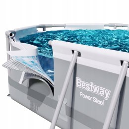 Basen ogrodowy stelażowy 488 x 305 x 107 cm 18w1 Bestway 56448 + maszynka d
