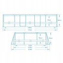 Basen ogrodowy stelażowy 305 x 200 x 84 cm 10w1 Bestway 5614A