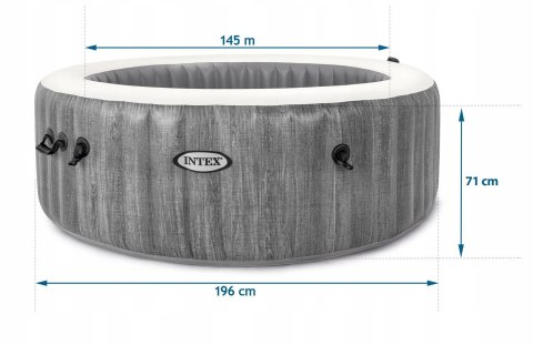 Dmuchane SPA z hydromasażem 196 x 71 cm 4 os. + akcesoria premium INTEX 284