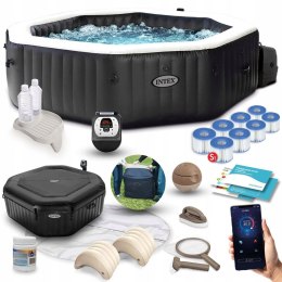Dmuchane SPA z hydromasażem 201 x 71 cm 4 os. + akcesoria premium INTEX 284