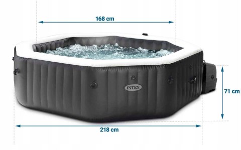 Dmuchane SPA z hydromasażem 218 x 71 cm 6 os. + akcesoria premium INTEX 284
