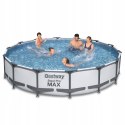 Basen ogrodowy stelażowy 457 x 107 cm 18w1 Bestway 56488