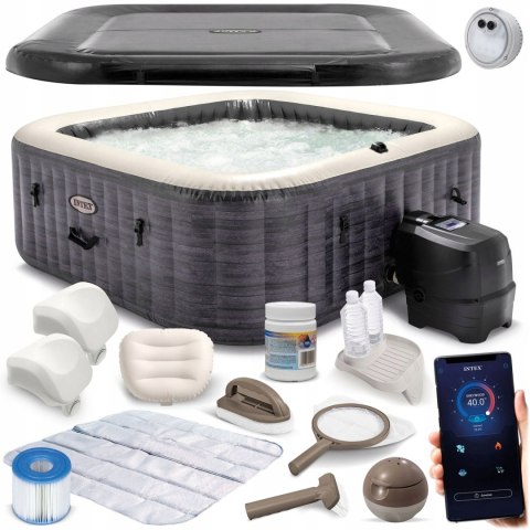 Dmuchane SPA z hydromasażem 6 osobowe INTEX 28452 Hydromasaż 28452NP LED AP