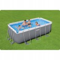Basen ogrodowy stelażowy 412x201x122 cm 17w1 Bestway 56456N