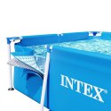 Basen ogrodowy stelażowy 220 x 150 x 60 cm zestaw 15w1 INTEX 28270