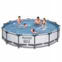Basen ogrodowy stelażowy 427 x 84 cm zestaw 9w1 Bestway 56595
