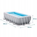 Basen ogrodowy stelażowy 488 x 244 x 107 cm 21w1 INTEX 26792 + maszynka do