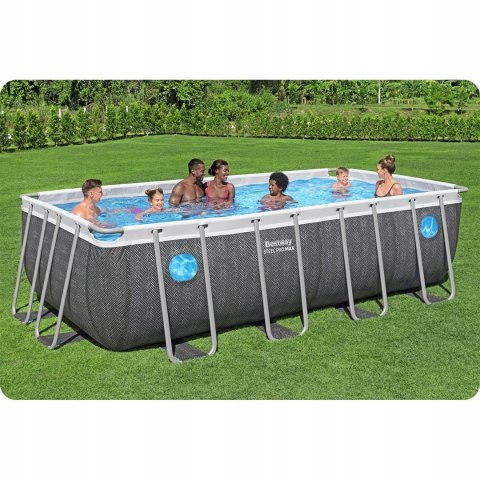 Basen ogrodowy stelażowy 488 x 244 x 122 cm 10w1 Bestway 561MB