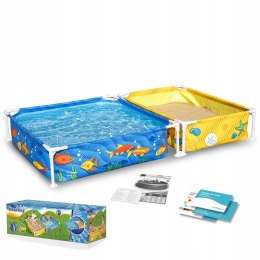 Basen ogrodowy stelażowy dla dzieci z piaskownicą 213 x 112 x 30,5 cm Bestw