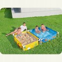 Basen ogrodowy stelażowy dla dzieci z piaskownicą 213 x 112 x 30,5 cm Bestw