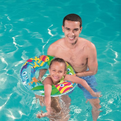 Koło plażowe do pływania dla dzieci 56 cm Bestway 36013 rybki i kraby Koło plażowe do pływania dla dzieci 56 cm Bestway 36013 rybki i kraby