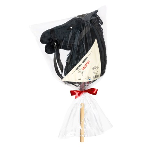 Zestaw Skippi - Hobby Horse czarny i dodatkowy kantar - jasny zielony Zestaw Skippi - Hobby Horse czarny i dodatkowy kantar - jasny zielony